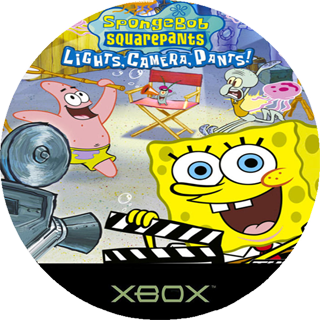 SpongeBob SquarePants - Lights, Camera, Pants! (USA) Game Disc